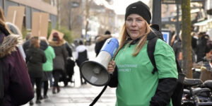 Johanna Flack är drivande i Undersköterskeupproret i Varberg.